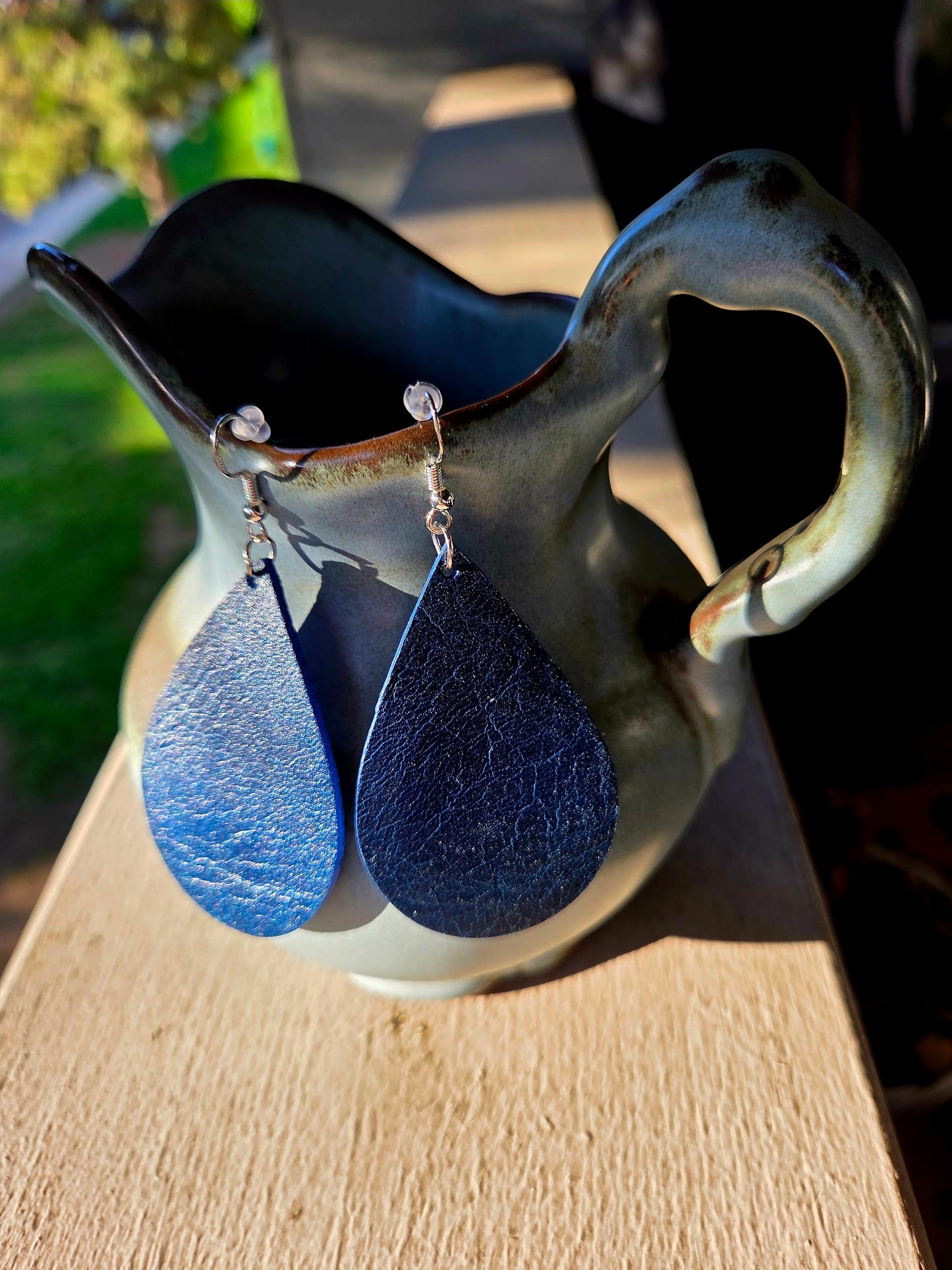 Genuine Leather Dangle Earring