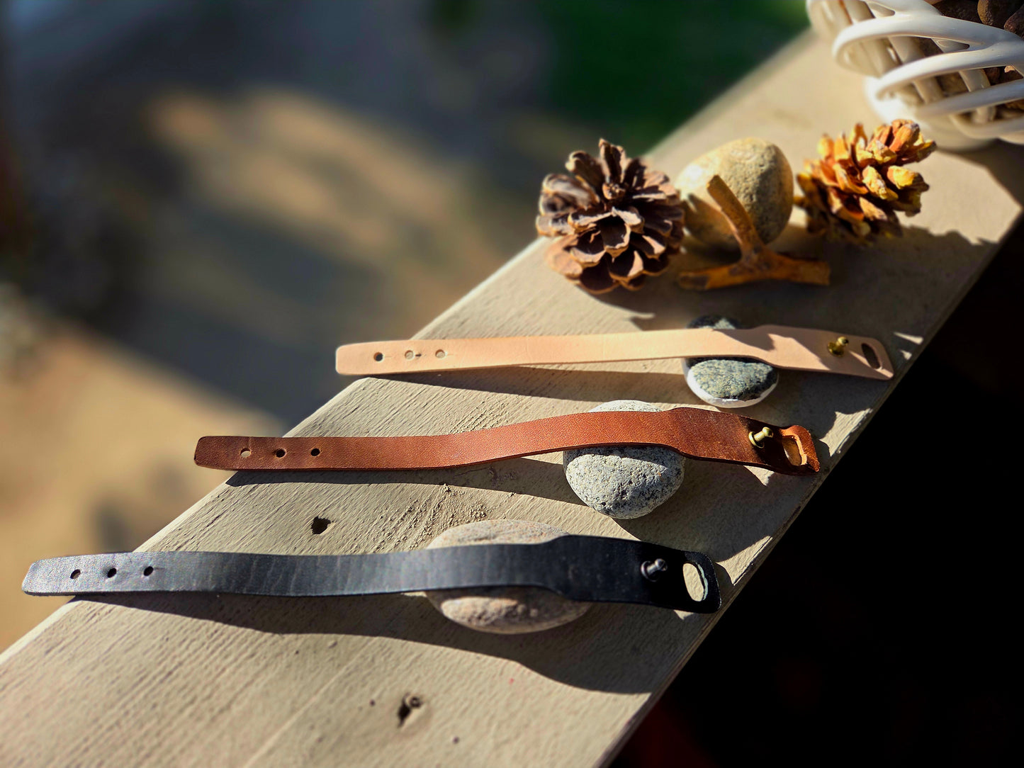 Unisex Genuine Leather Wristbands